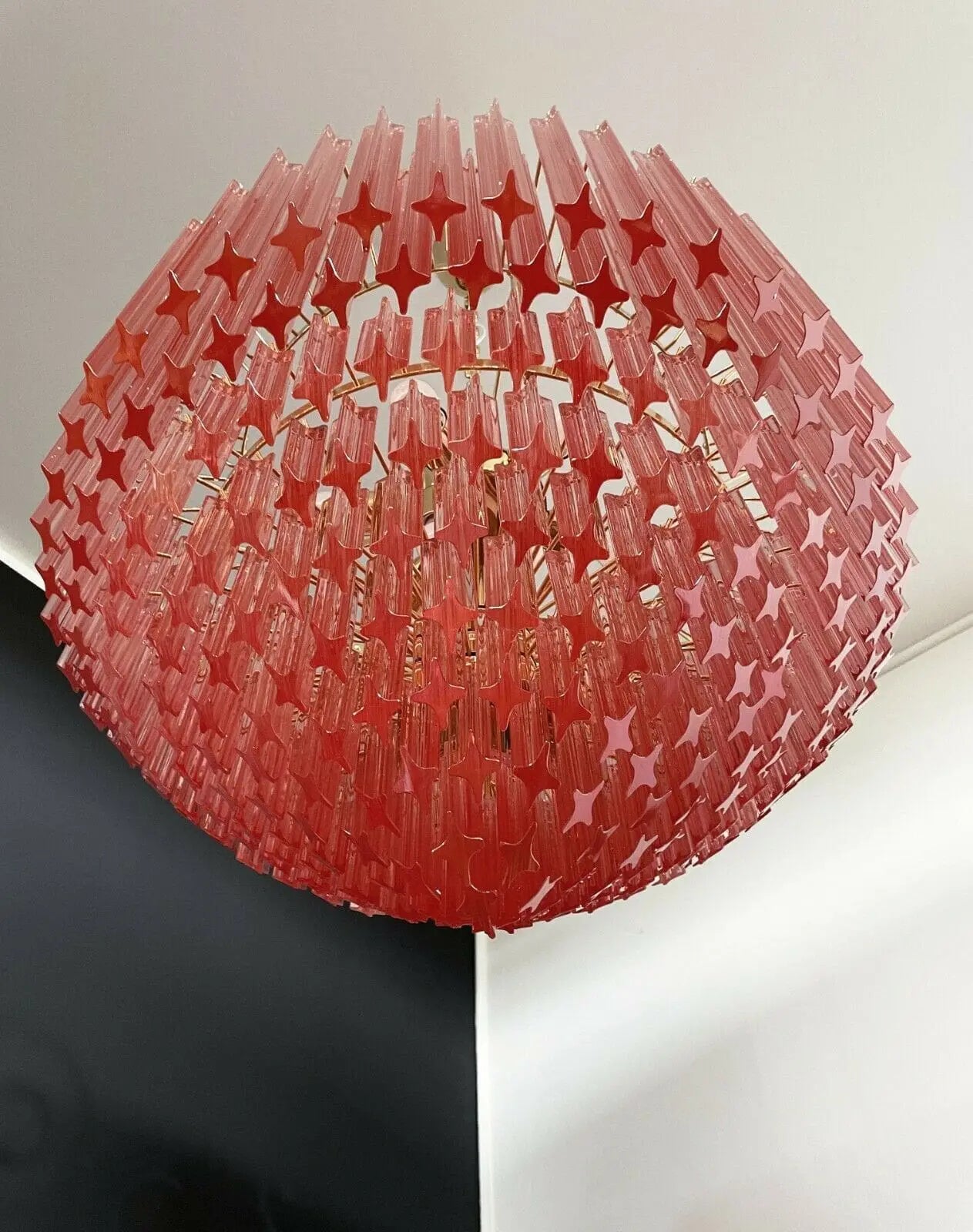 Murano Glass Chandelier – Pink - Blushlighting