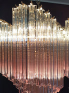 Murano Glass Chandelier- Pink - Blushlighting
