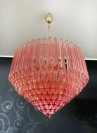 Murano Glass Chandelier – Pink - Blushlighting