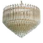 Murano Glass Chandelier – Transparent - SilverBlushlighting