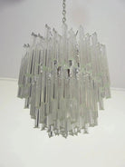 Murano Glass Chandelier – Transparent - BrassBlushlighting