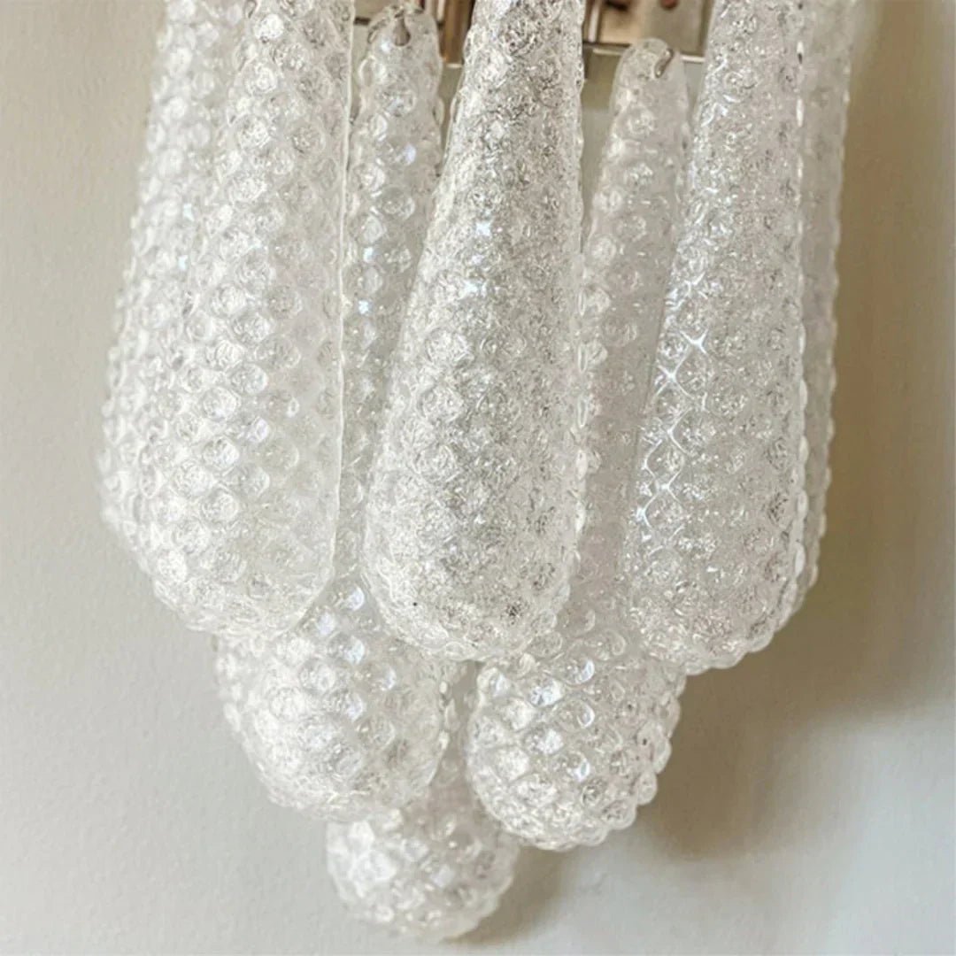 Murano Petals White Wall Light 13.4" - Dia 13.4″(34cm) x H 17.7″(45cm) Set Of 2WhiteBlushlighting