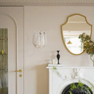 Murano Petals White Wall Light 13.4"-Wall Light-Blushlighting