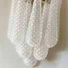 Murano Petals White Wall Light 13.4"-Wall Light-Blushlighting