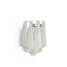 Murano Petals White Wall Light 13.4"-Wall Light-Blushlighting