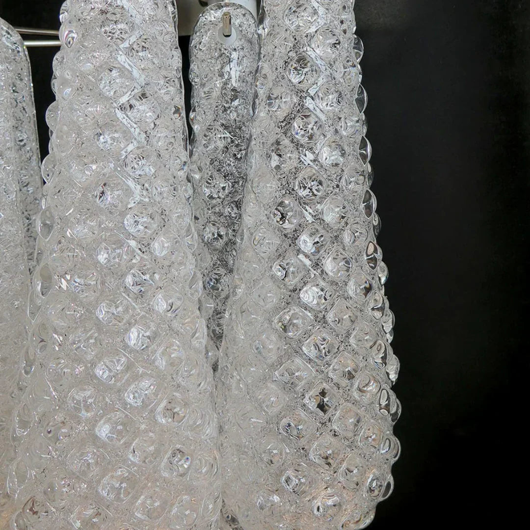 Murano Petals White Wall Light 13.4"-Wall Light-Blushlighting