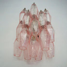 Murano Poliedri Pink Glass Wall Sconces - Dia 9.8″(25cm) x H 15.7″(40cm) Set Of 2PinkBlushlighting