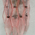 Murano Poliedri Pink Glass Wall Sconces - Dia 9.8″(25cm) x H 15.7″(40cm) Set Of 2PinkBlushlighting