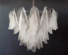 Murano-Style Chandelier – Rondini – 57 glass leaves – Transparent - Blushlighting