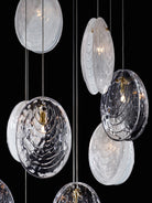 Mussels Pendant - AnthraciteDark PearlBlushlighting