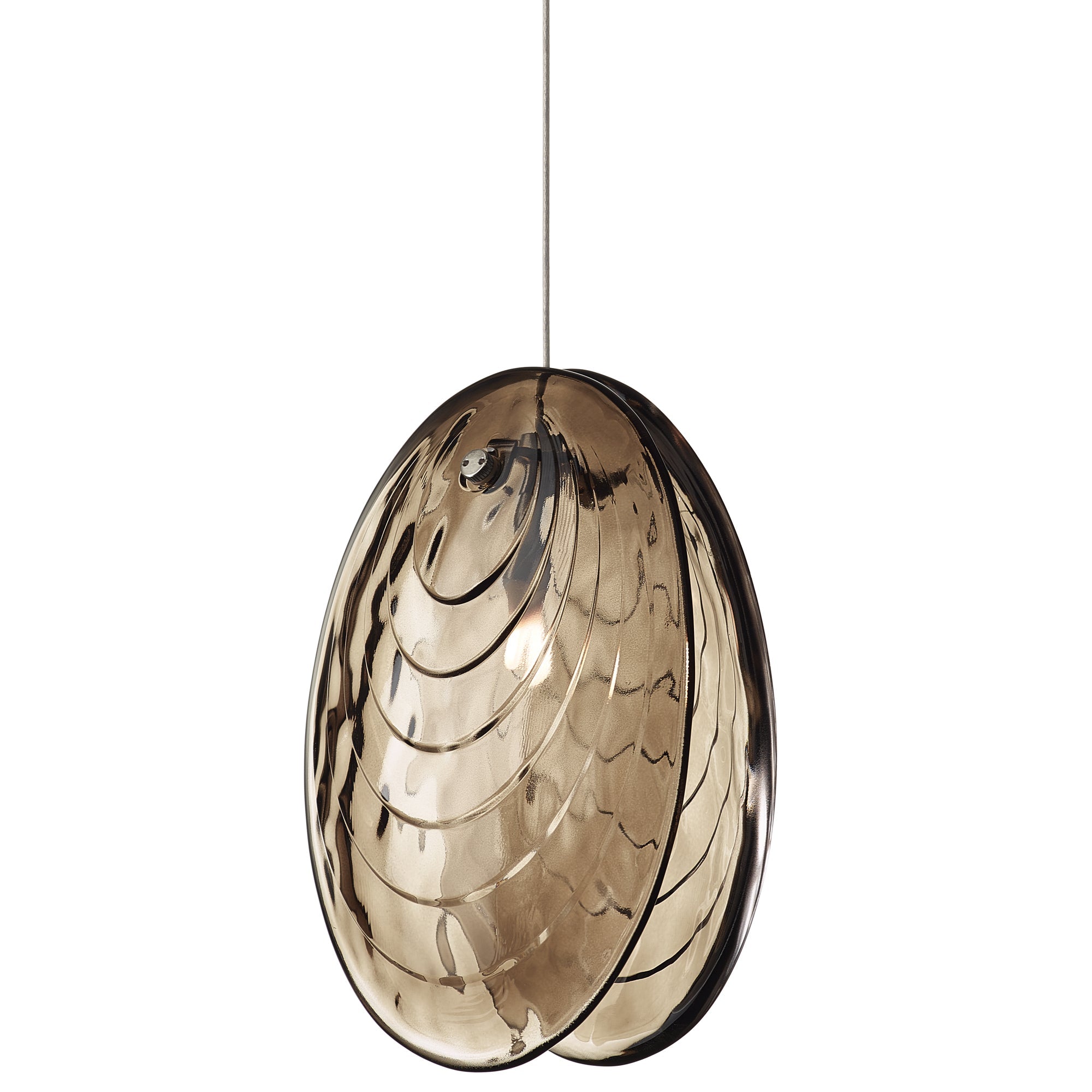 Mussels Pendant - AnthraciteSmokeBlushlighting