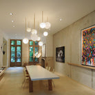 Nami Alabaster Sphere Staircase Chandelier,Multi Pendant Light-chandeliers for dining room,chandeliers for stairways,chandeliers for foyer,chandeliers for bedrooms,chandeliers for kitchen,chandeliers for living room-Blushlighting