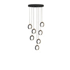 NEBULA Chandelier - 1 ring - 6.6" x 60" / 17cm x 150cm - 8WCool Light (6000K)Blushlighting