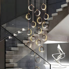 NEBULA Chandelier - 1 ring - 6.6" x 60" / 17cm x 150cm - 8WCool Light (6000K)Blushlighting