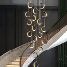 NEBULA Chandelier - 1 ring - 6.6" x 60" / 17cm x 150cm - 8WCool Light (6000K)Blushlighting
