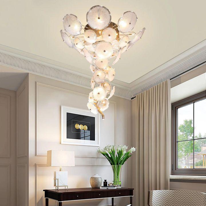 Nenufar Water Modern Chandelier - Size: Dia 23.6″(60cm) x H 23.6″(60cm)Blushlighting