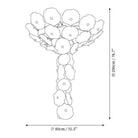 Nenufar Water Modern Chandelier-