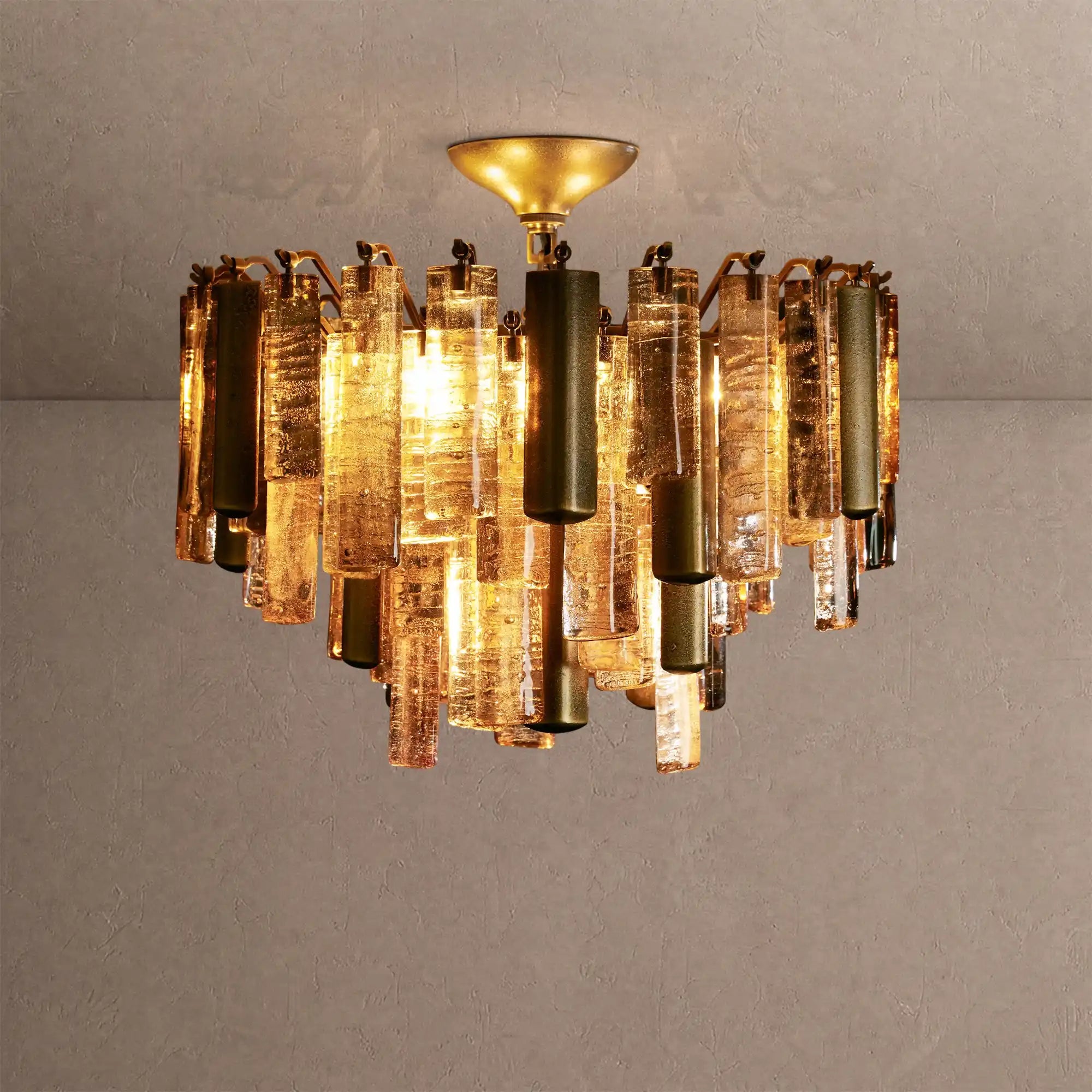 Neve Flush Mount - BrassBlushlighting