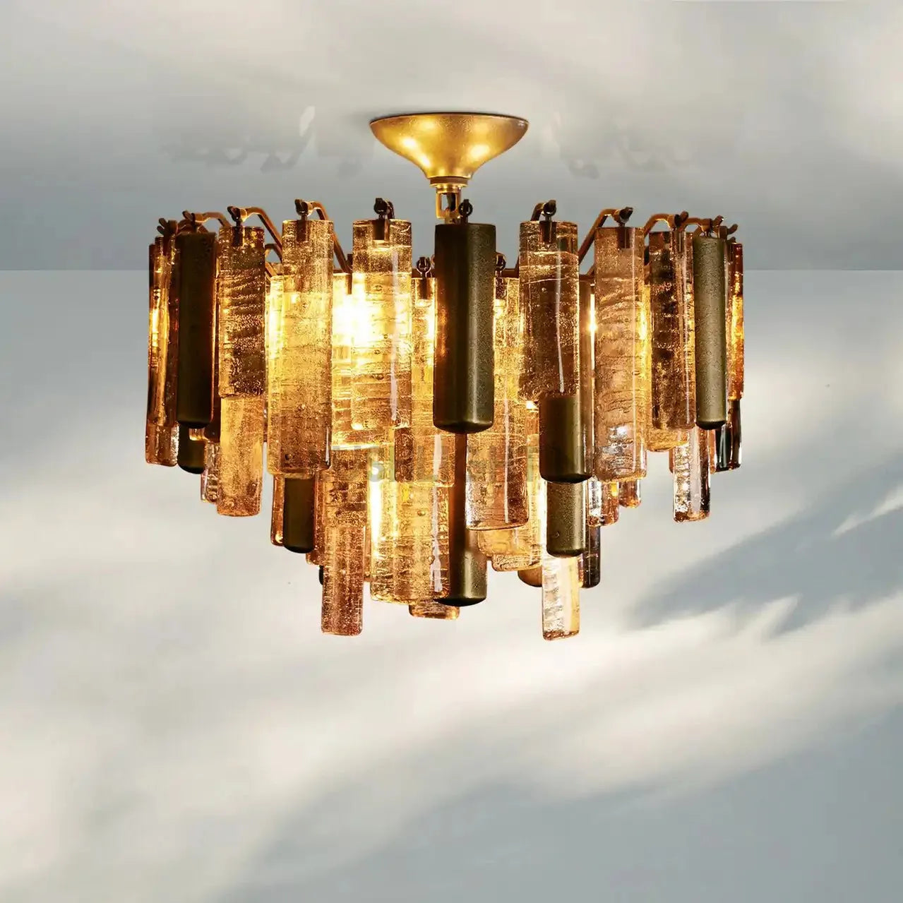 Neve Flush Mount - BrassBlushlighting