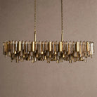 Neve Linear Chandelier - BrassBlushlighting