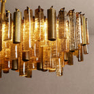 Neve Linear Chandelier - BrassBlushlighting