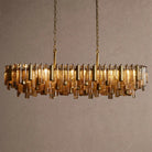 Neve Linear Chandelier - BrassBlushlighting