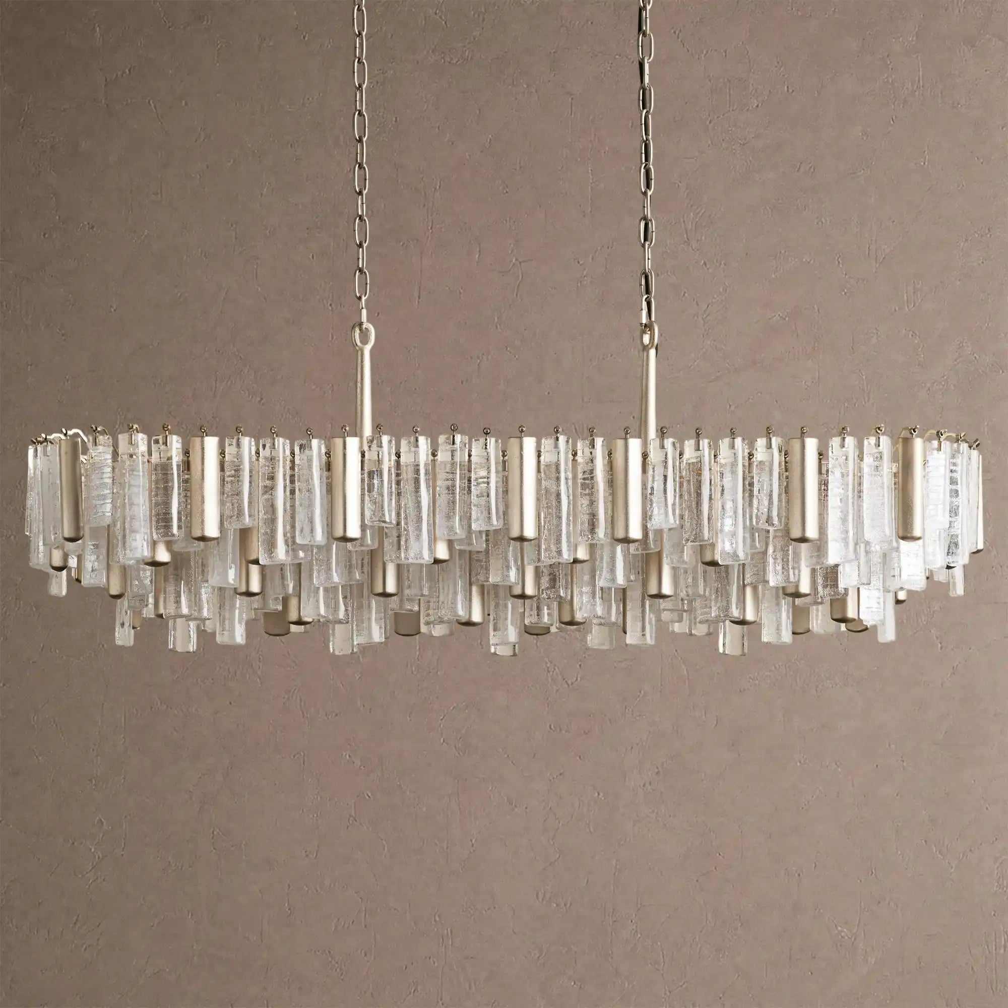 Neve Linear Chandelier - BrassBlushlighting