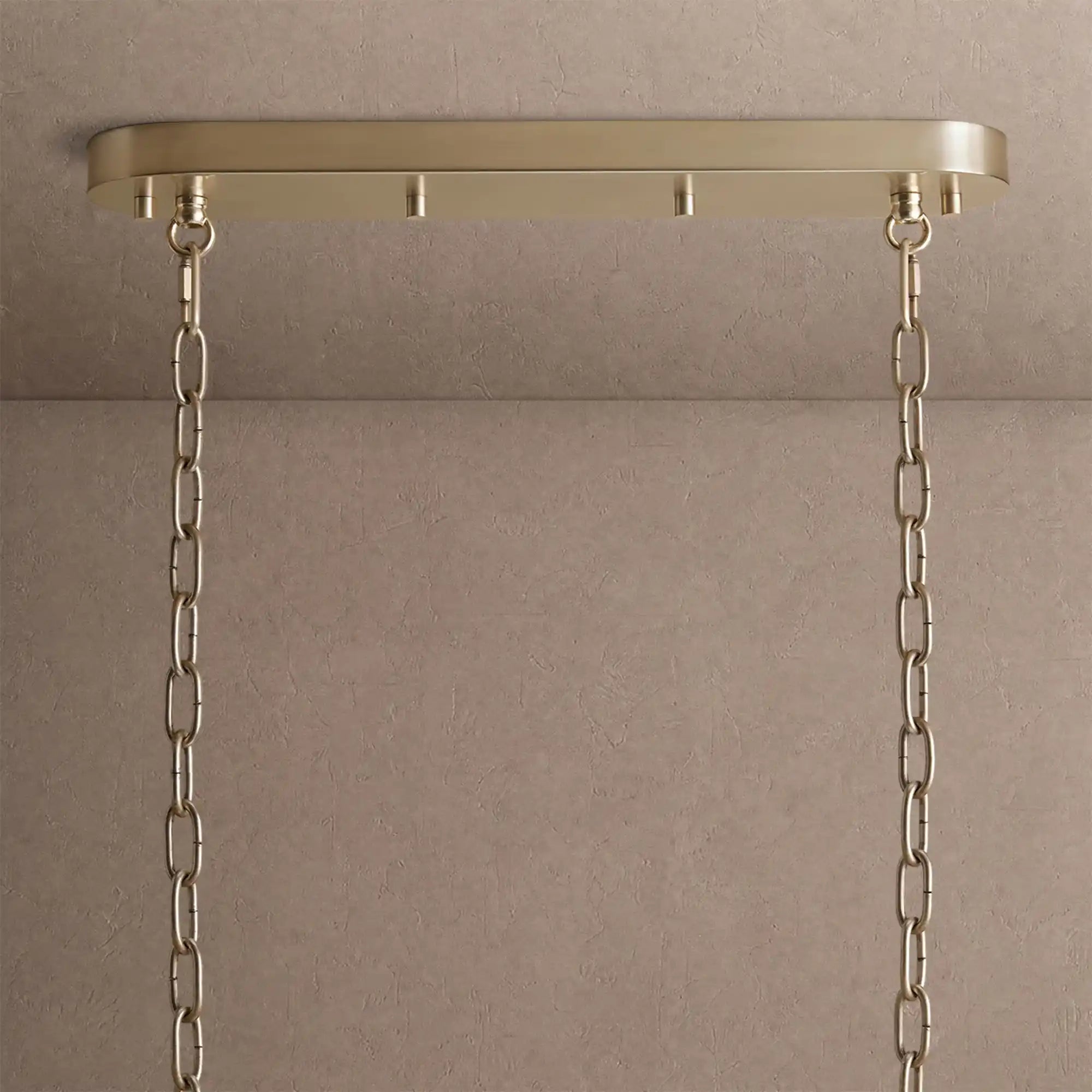 Neve Linear Chandelier - BrassBlushlighting
