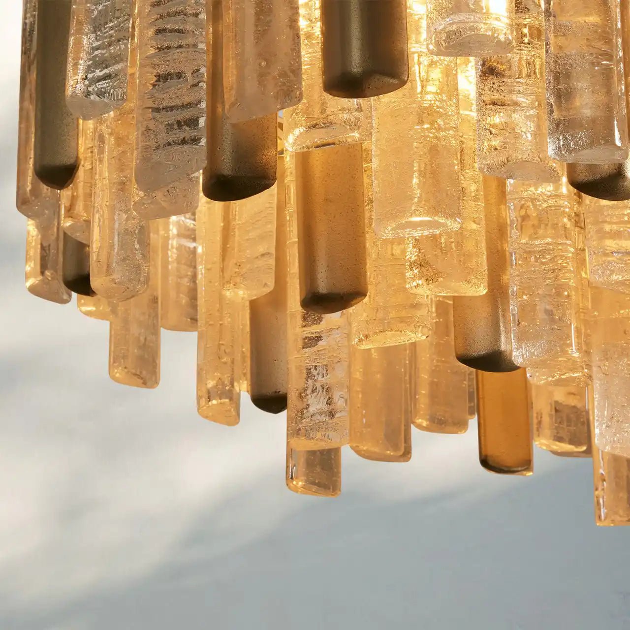 Neve Linear Chandelier - ChampagneBlushlighting