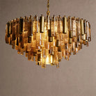 Neve Round Chandelier - BrassBlushlighting