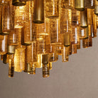 Neve Round Chandelier - ChampagneBlushlighting