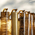 Neve Round Chandelier - BrassBlushlighting