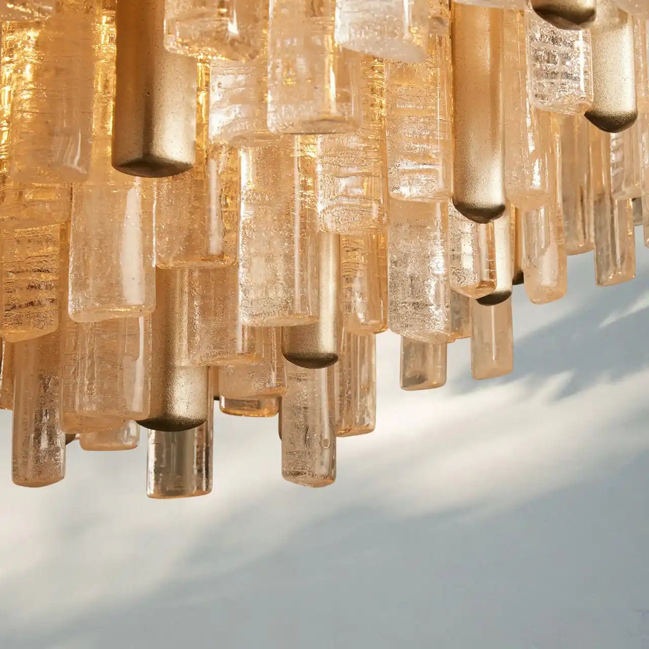 Neve Round Chandelier - BrassBlushlighting