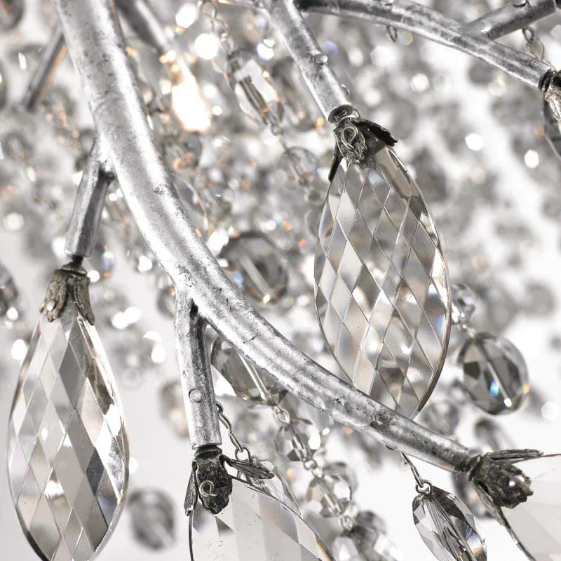 New Luxury Branch Crystal Pendant Chandelier Designer Creative Art Dining Room/Living Room Light Fixture-Chandeliers-Blushlighting