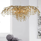 New Luxury Branch Crystal Pendant Chandelier Designer Creative Art Dining Room/Living Room Light Fixture - L102.4"*W29.52"*H36.9"GoldWarm LightBlushlighting