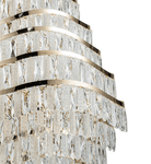 New Luxury Wavy Multi-tiered Crystal Chandelier for Living Room - 22 Lights/D39.4"*H74.4"Blushlighting