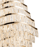 New Luxury Wavy Multi-tiered Crystal Chandelier for Living Room - 22 Lights/D39.4"*H74.4"Blushlighting
