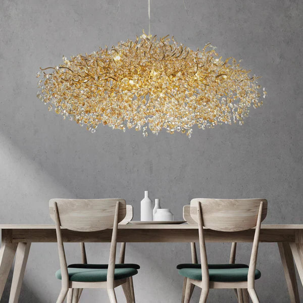 New Modern Light Luxury Branch Crystal Chandelier for Dining /Living Room-Chandeliers-Blushlighting