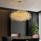 New Modern Light Luxury Branch Crystal Chandelier for Dining /Living Room-Chandeliers-Oval: L47.2"*H27.6"-Warm Light-Blushlighting