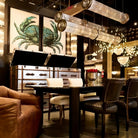 Newton Rectangular Pendant - 39"BronzeBlushlighting