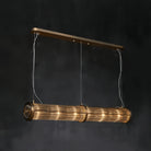 Newton Rectangular Pendant - 39"BronzeBlushlighting