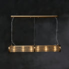 Newton Rectangular Pendant - 39"BronzeBlushlighting