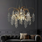 Niagara Round Chandelier-chandeliers for dining room,chandeliers for stairways,chandeliers for foyer,chandeliers for bedrooms,chandeliers for kitchen,chandeliers for living room-Blushlighting