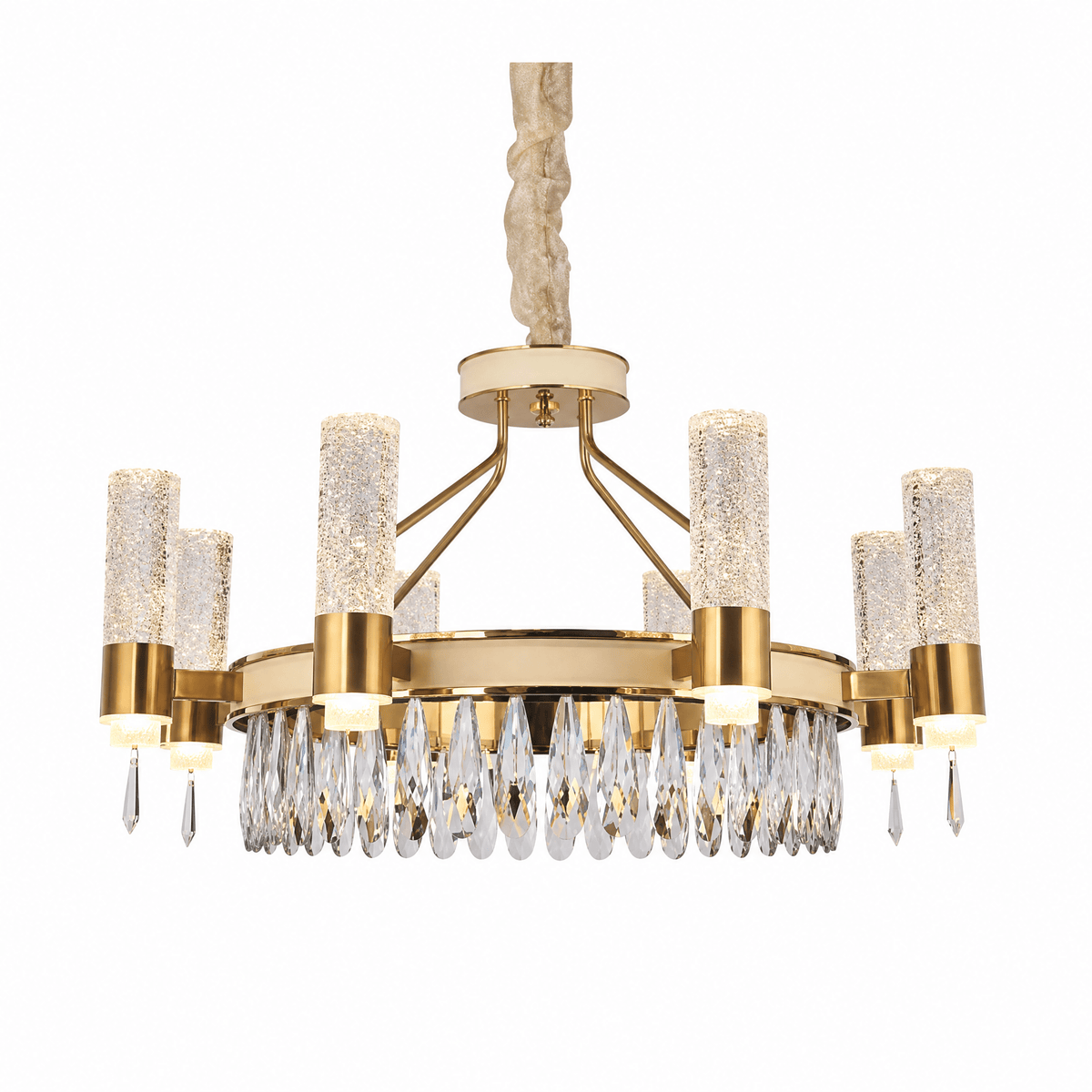 Nido Crystal Chandelier - D600*328mmBlushlighting