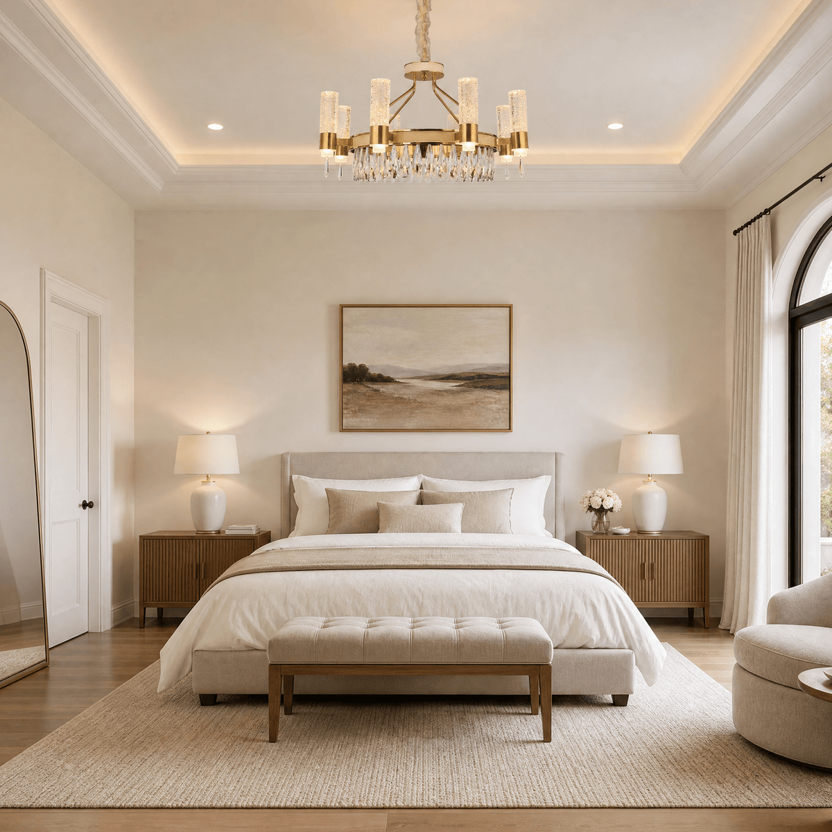 Nido Crystal Chandelier - D600*328mmBlushlighting