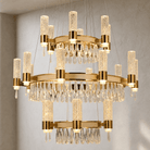 Nido Crystal Trio Chandelier - Blushlighting