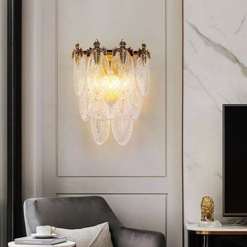 Nimbus Classic Retro Art Crystal Wall Lamps - Blushlighting
