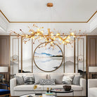Noa Flower Branch Chandelier - L47.24” (120 cm)Warm White 3000KBlushlighting
