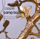 Noa Flower Branch Chandelier - L47.24” (120 cm)Warm White 3000KBlushlighting