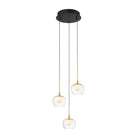 Nona Modern LED Pendant - 1 LightMatte BlackBlushlighting